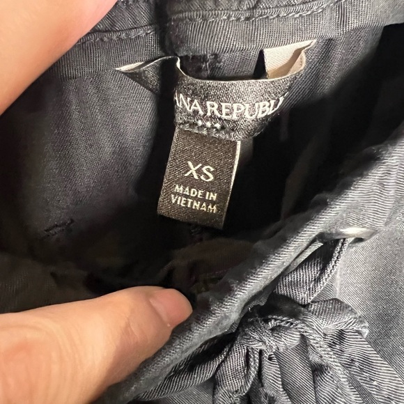 313. Banana Republic Black Cargo Joggers Pants XS - Picture 6 of 8